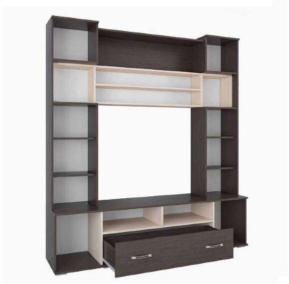 Стенка в гостиную Оскар-18 ОГЦС-1, венге/дуб молочный Стенка в гостиную Оскар-18 ОГЦС-1, венге/дуб молочный