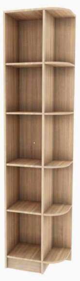 Шкаф торцевой Мадлен (Дуб шале серебро)