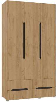Шкаф для одежды с ящиками Вега, дуб золотой