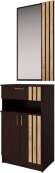 Тумба с зеркалом Кано КПТ, Венге, Дуб крафт золотой