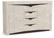 33.19 Лючия тумба бетон пайн белый/венге 33.19 Лючия тумба бетон пайн белый/венге