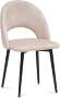 Стул Жаклин черный муар / бежевый