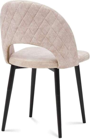 Стул Жаклин черный муар / бежевый