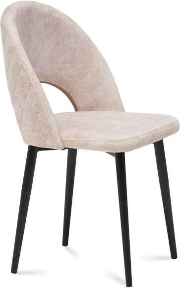 Стул Жаклин черный муар / бежевый
