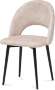 Стул Жаклин черный муар / бежевый