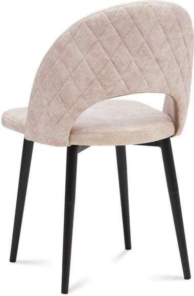 Стул Жаклин черный муар / бежевый