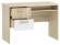 Стол для компьютера НМ 009.19-05 «Фанк» клен танзанский/белый