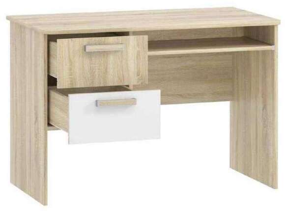 Стол для компьютера НМ 009.19-05 «Фанк» клен танзанский/белый