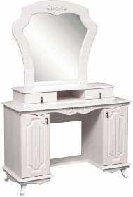 Стол туалетный 06.33 Кантри патина вудлайн кремовый/сандал белый Стол туалетный 06.33 Кантри патина вудлайн кремовый/сандал белый