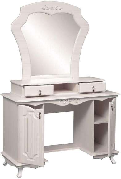 Стол туалетный 06.33 Кантри патина вудлайн кремовый/сандал белый