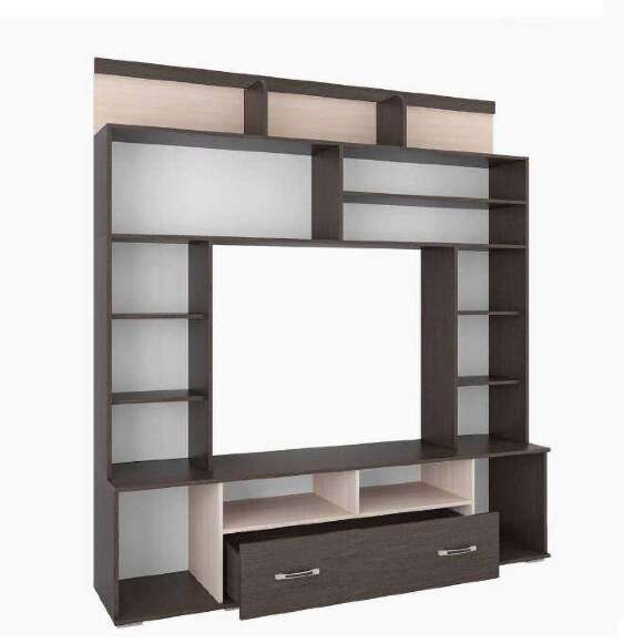 Стенка в гостиную Оскар-18 ОГЦС-2, венге/дуб молочный