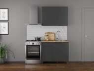 Кухня Венера 1000 Диамант серый Кухня Венера 1000 Диамант серый