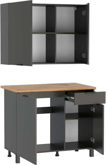 Кухня Венера 1000 Диамант серый Кухня Венера 1000 Диамант серый