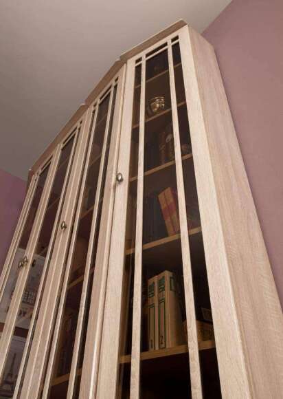 Шкаф для книг Глазов-мебель Sherlock 35 (скошенный правый)