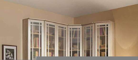 Шкаф для книг Глазов-мебель Sherlock 35 (скошенный правый)