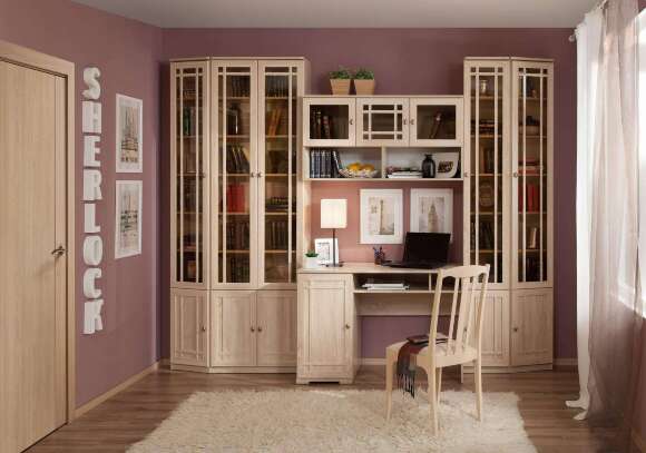 Шкаф для книг Глазов-мебель Sherlock 35 (скошенный правый)