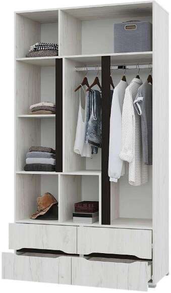 Шкаф для одежды с ящиками Вега, прованс