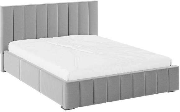 Кровать с подъёмным механизмом Нега 160х200 Светло-серый