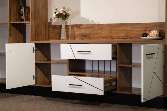 Тумба для ТВ Гамма 54.04, Таксония, Белый