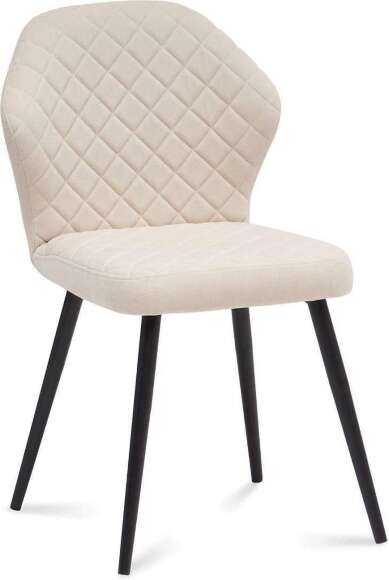 Стул Кельн черный муар / светло-бежевый