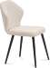 Стул Кельн черный муар / светло-бежевый