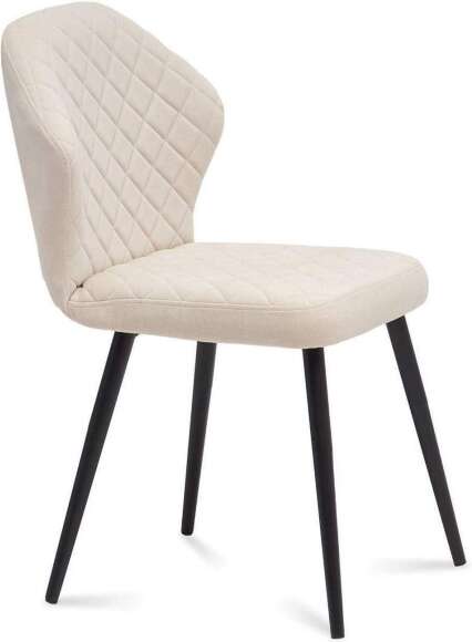 Стул Кельн черный муар / светло-бежевый