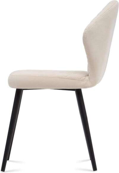 Стул Кельн черный муар / светло-бежевый