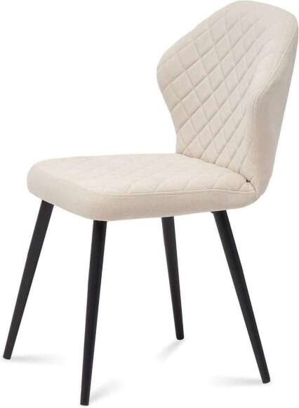 Стул Кельн черный муар / светло-бежевый