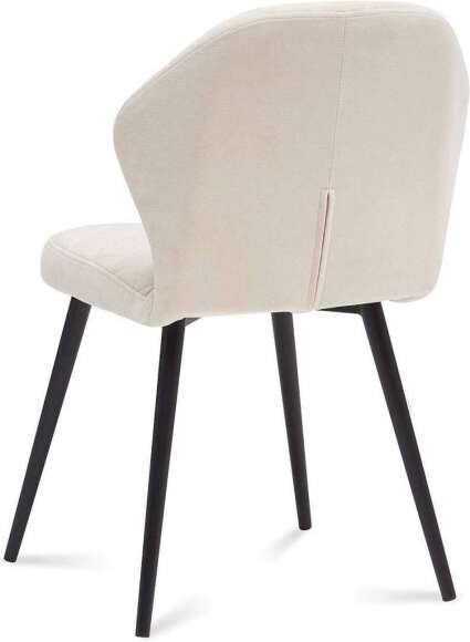 Стул Кельн черный муар / светло-бежевый