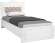 Кровать 900 с настилом и мягким элементом Афина АФ-10 + АФ-10А белое дерево Кровать 900 с настилом и мягким элементом Афина АФ-10 + АФ-10А белое дерево