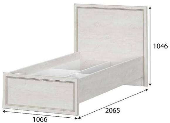 Кровать без основания Александрия КР-105 90х200 Кровать без основания Александрия КР-105 90х200