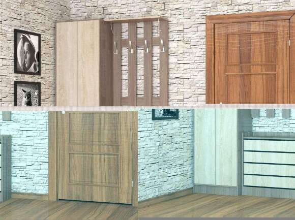 Вешалка ЯПВ-1 Ямайка (Ясень шимо) ТЭКС