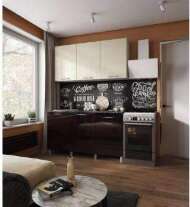 Кухня Танго 1.5м.,Ваниль;Горький шоколад Кухня Танго 1.5м.,Ваниль;Горький шоколад