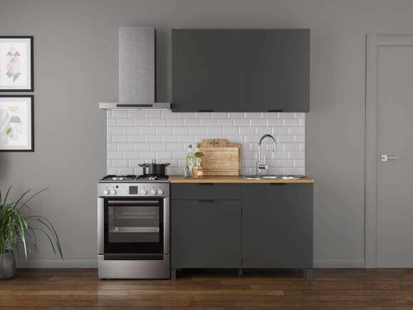 Кухня Венера 1200 Диамант серый Кухня Венера 1200 Диамант серый