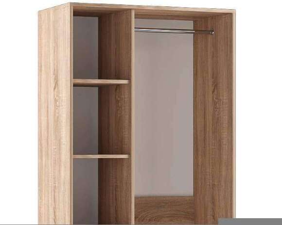 Шкаф двухдверный с ящиками Бланка ТЭКС (Белый)