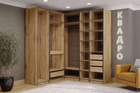 Гардеробная система Квадро. Комплект 10 Гардеробная система Квадро. Комплект 10