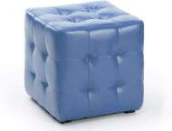 Пуф Лотос Голубой экокожа