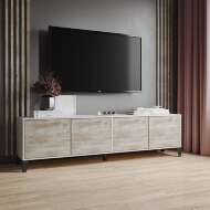 Тумба ТВ Парус-11, белый/дуб юкон Тумба ТВ Парус-11, белый/дуб юкон