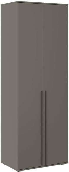 Шкаф 2-х створчатый с антресолью Норд графит