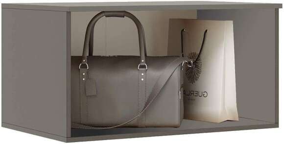 Шкаф 2-х створчатый с антресолью Норд графит