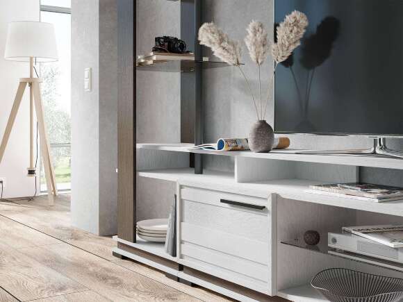 Тумба Модена ТВ МТ-2 (Домани) Ясень Анкор светлый Тумба Модена ТВ МТ-2 (Домани) Ясень Анкор светлый