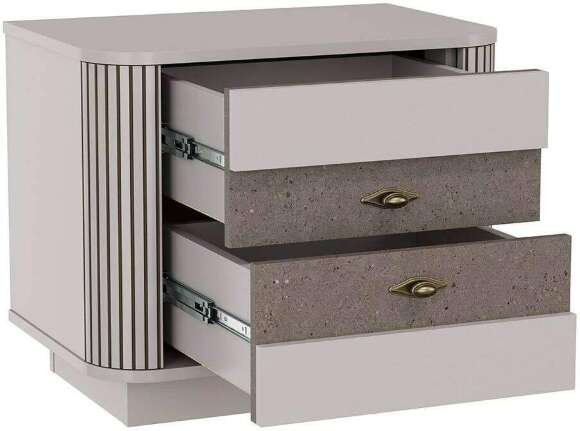 Тумба прикроватная Фантазия 34.17 Кашемир / Кашемир патина Тумба прикроватная Фантазия 34.17 Кашемир / Кашемир патина