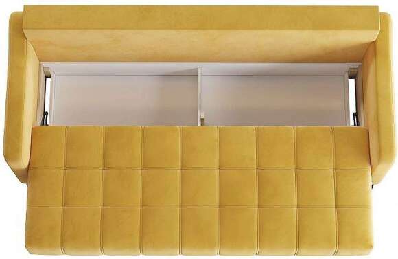 Диван Римини-1 Ультра мустард