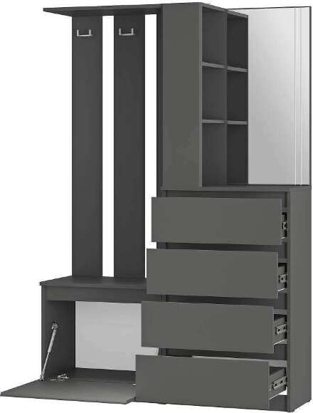 Прихожая Симпл ПР-04 (БТС) Графит