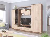 Стенка в гостиную Оскар-5, ясень шимо