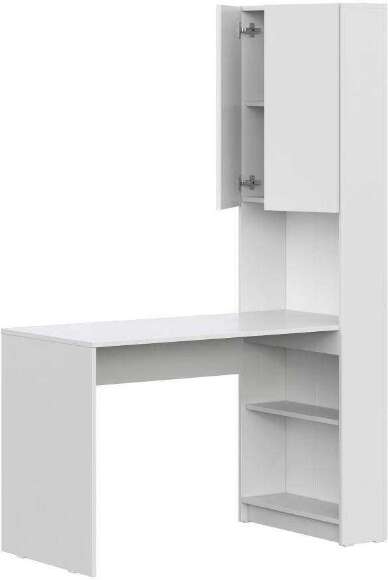 Стол письменный Майнд-01 (Интерьер Центр) Белое дерево