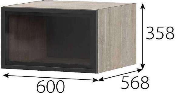 КГ Этна Шкаф навесной барный 600 РМДФ КГ Этна Шкаф навесной барный 600 РМДФ