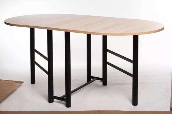 Стол-книжка Венеция овал дуб сонома