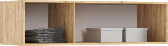 Шкаф Ирис с антресолью (1350), Браш Графит, Дуб Крафт Шкаф Ирис с антресолью (1350), Браш Графит, Дуб Крафт