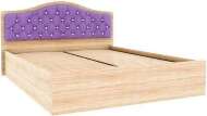 Кровать с ортопедическим основанием Дели 140х200, дуб сонома/сирень Кровать с ортопедическим основанием Дели 140х200, дуб сонома/сирень